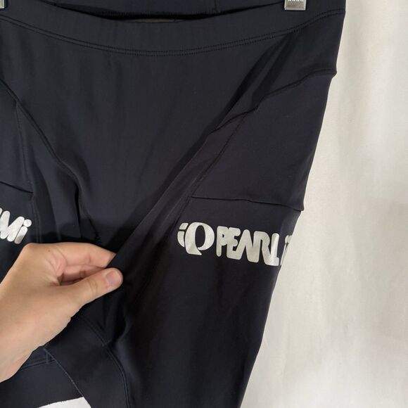 Pearl Izumi Cycling Shorts Women's Medium Black Compression Padded Bottom Drawst - Picture 2 of 14